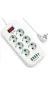 Мережевий фільтр 6x220V + 4xUSB + 1Type-C (3002)