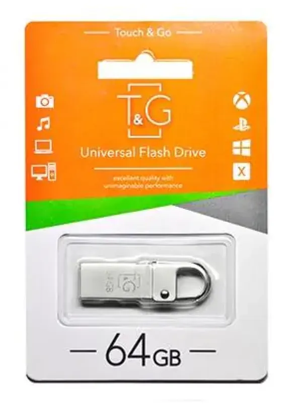 Флешка USB 64GB T&G метал 027
