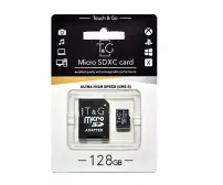 Карта пам'яті microSDHC (UHS-3) 128GB class 10 T&G (з адаптером)