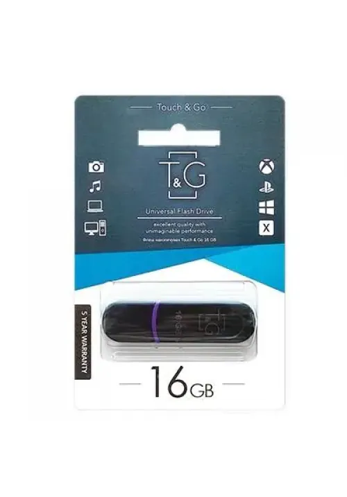Флешка USB 16GB T&G Jet 012 чорний
