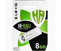 Флешка USB 8GB HI-RALI Shuttle сірий