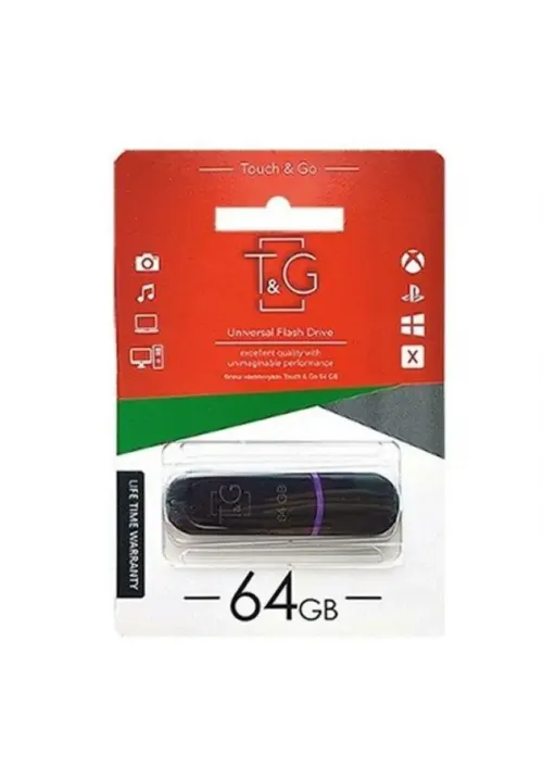 Флешка 64GB T&G Jet 012 чорний