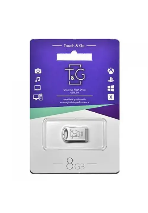 Флешка USB 8GB T&G метал 105