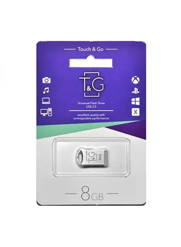 Флешка USB 8GB T&G метал 105