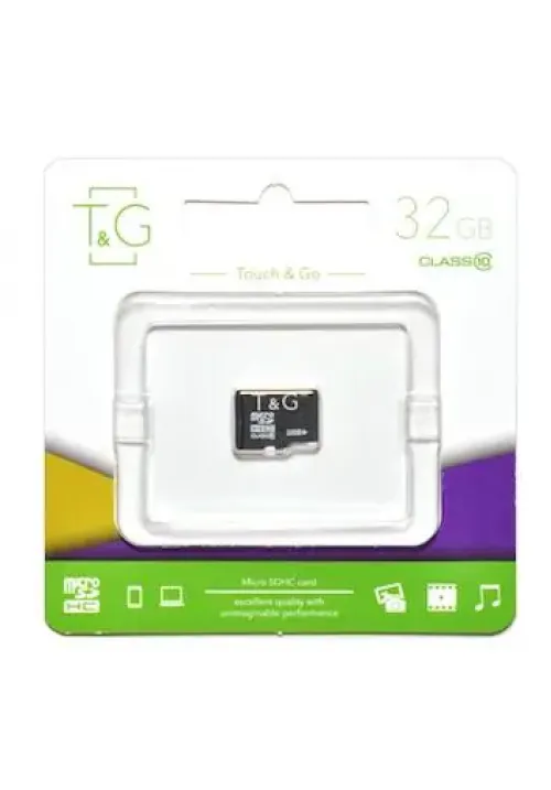 Карта пам'яті microSDHC (UHS-1) 32GB class 10 T&G (без адаптера)