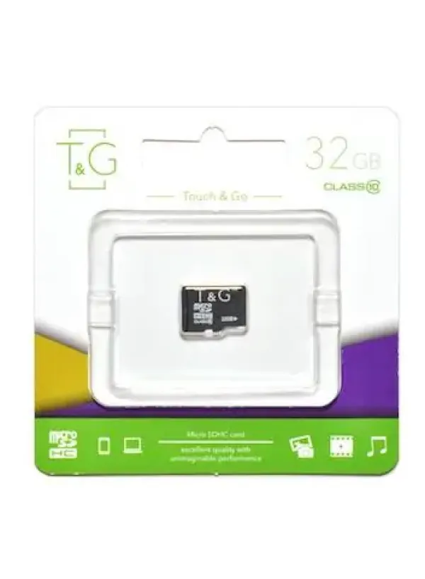 Карта пам'яті microSDHC (UHS-1) 32GB class 10 T&G (без адаптера)