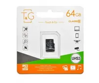Карта пам'яті microSDHC (UHS-3) 64GB class 10 T&G (без адаптера)