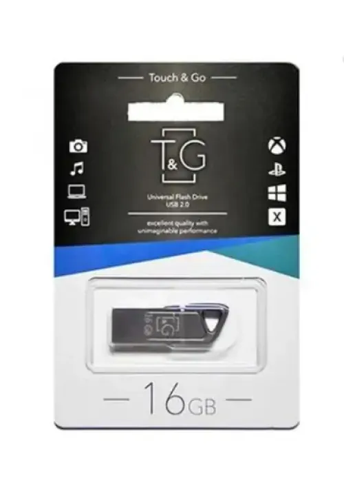 Флешка USB 16GB T&G метал 114