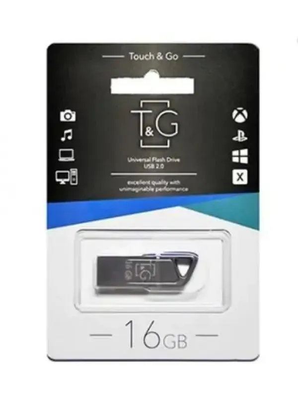 Флешка USB 16GB T&G метал 114