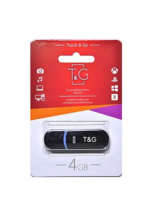 Флешка USB 4GB T&G Jet 012 чорний