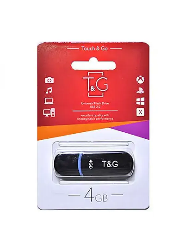Флешка USB 4GB T&G Jet 012 чорний
