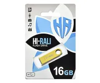 Флешка USB 16GB Hi-Rali Shuttle золото