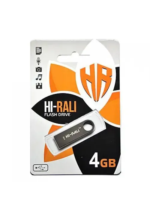 Флешка USB 4GB Hi-Rali Shuttle черный