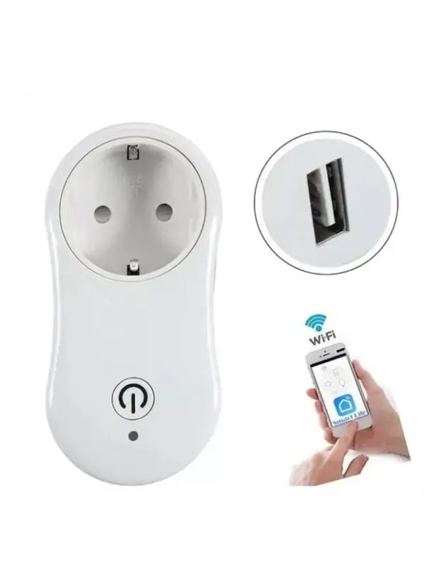 WiFi розетка + USB TUYA
