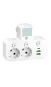 Мережевий фільтр з нічником 2x220V + 2xUSB + 1Type-C (3004)
