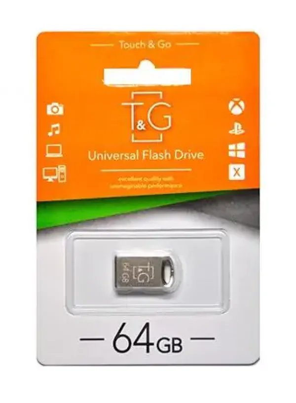 Флешка USB 64GB T&G метал 105