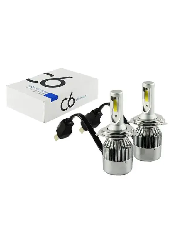 Автомобільні LED лампи H4 [C6] (комплект)