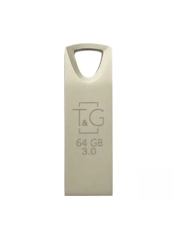 Флешка 3.0 USB 64GB T&G метал 117 сірий