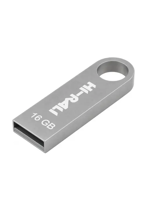 Флешка USB 16GB Hi-Rali Shuttle серебро