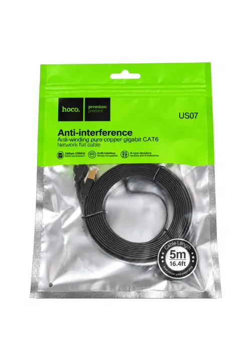 Интернет кабель LAN Hoco USB07 (5 м)