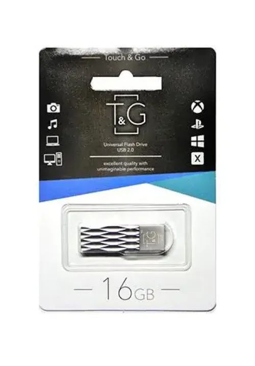 Флешка USB 16GB T&G метал 103