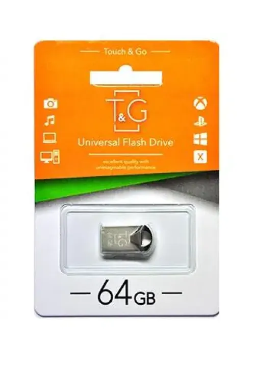 Флешка USB 64GB T&G метал 106