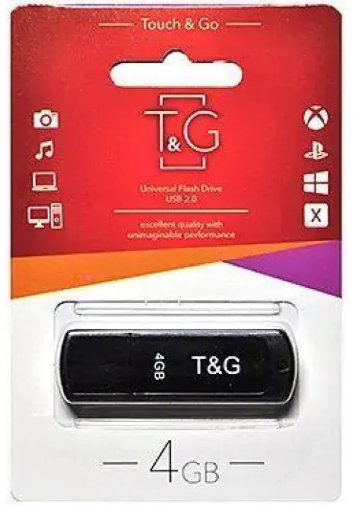 Флешка 4GB T&G Vega 121 чорний