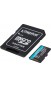 Карта пам'яті Kingston MicroSDXC 512GB Canvas Go Plus Gen4 200MB/s A2 U3 V30 + SD-адаптер (SDCG4/512GB)