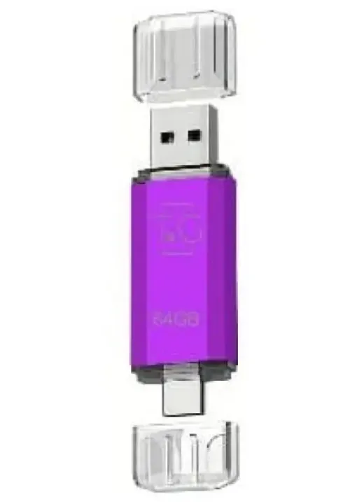 Флешка USB 4GB T&G Type-C 009 Star фіолетовий