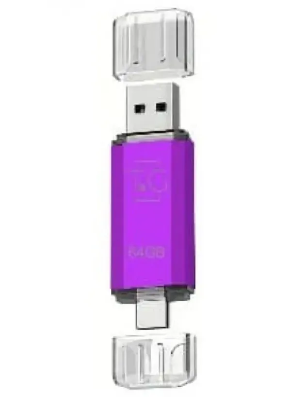 Флешка USB 4GB T&G Type-C 009 Star фіолетовий