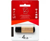 Флешка USB 4GB T&G Vega 121 золото
