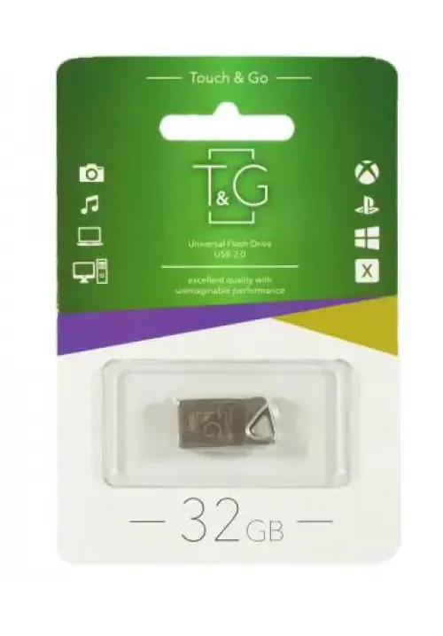 Флешка USB 32GB T&G метал 107