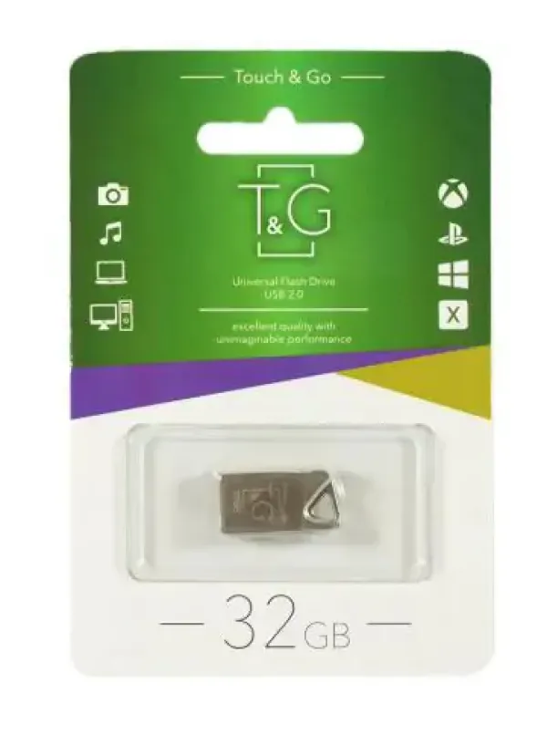 Флешка USB 32GB T&G метал 107
