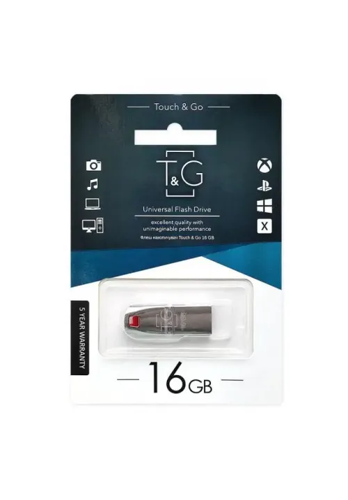 Флешка USB 16GB T&G метал 115