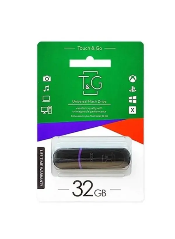Флешка USB 32GB T&G Jet 012 чорний