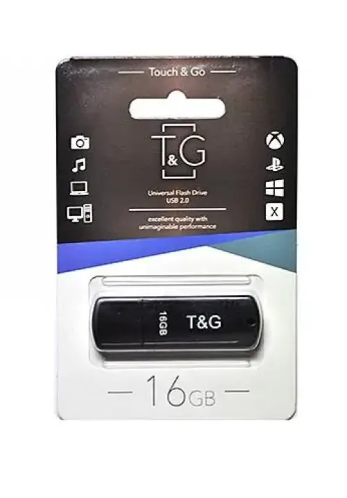 Флешка USB 16GB T&G Classic 011 чорний