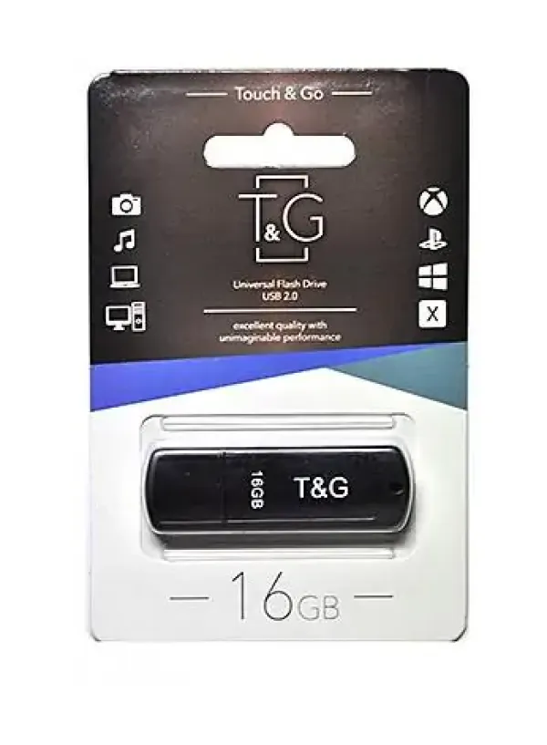 Флешка USB 16GB T&G Classic 011 чорний