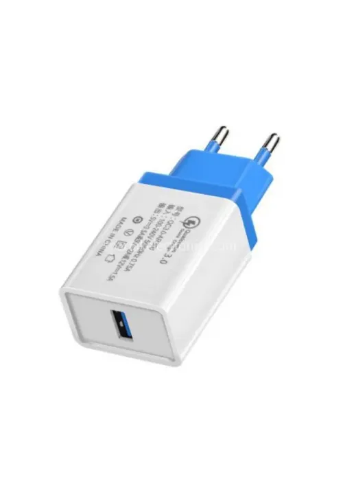 Мережевий зарядний Fast Charge QC3.0 (1USB 2A)