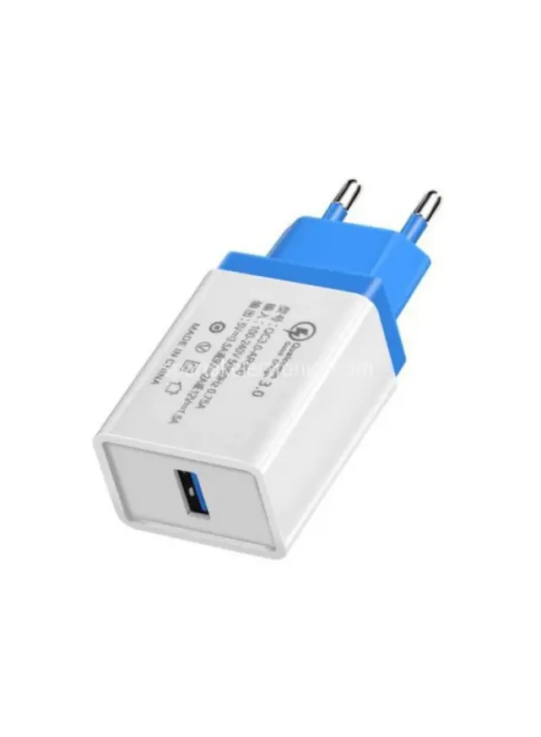 Мережевий зарядний Fast Charge QC3.0 (1USB 2A)