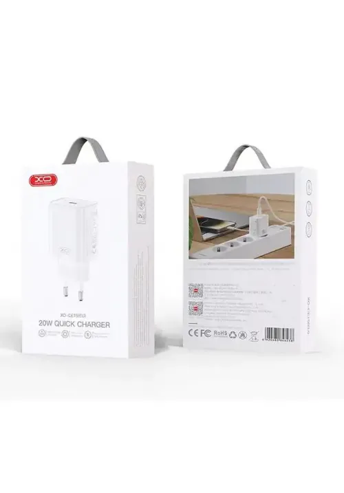Мережевий зарядний XO CE15 (PD20W USB-C)
