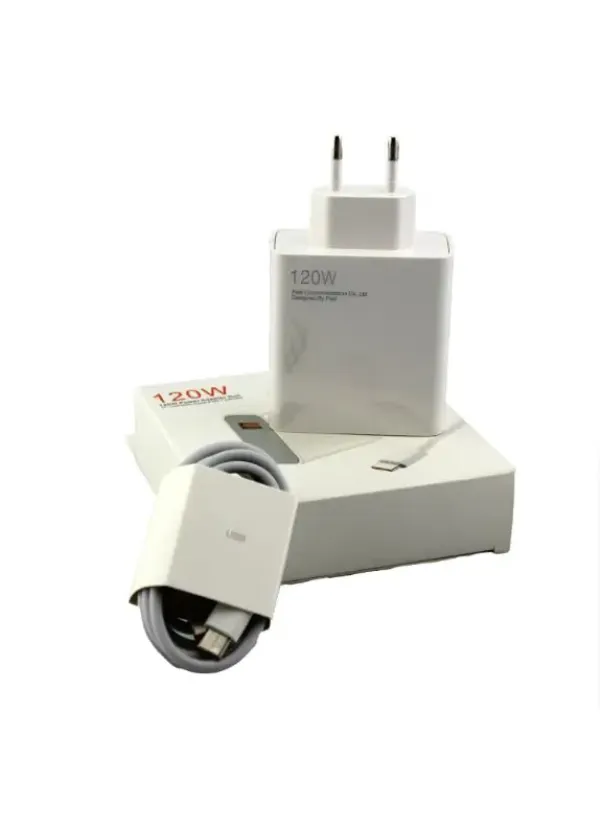 Мережевий зарядний кабель Type-C (PD 120W)