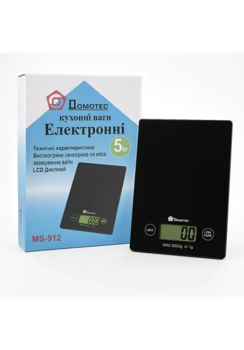 Ваги кухонні DOMOTEC MS-912 (5Kg/0.1gr)