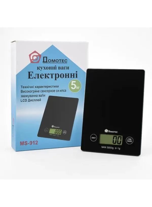 Ваги кухонні DOMOTEC MS-912 (5Kg/0.1gr)