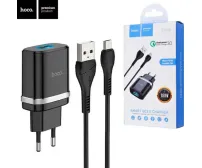 Зарядне мережеве HOCO C12Q з microUSB