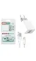 Мережеве зарядне XO L65 2.4A two USB charger for Lightning (Білий)