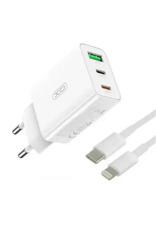 Мережевий зарядний кабель Type-C to Lightning XO L113 PD20W