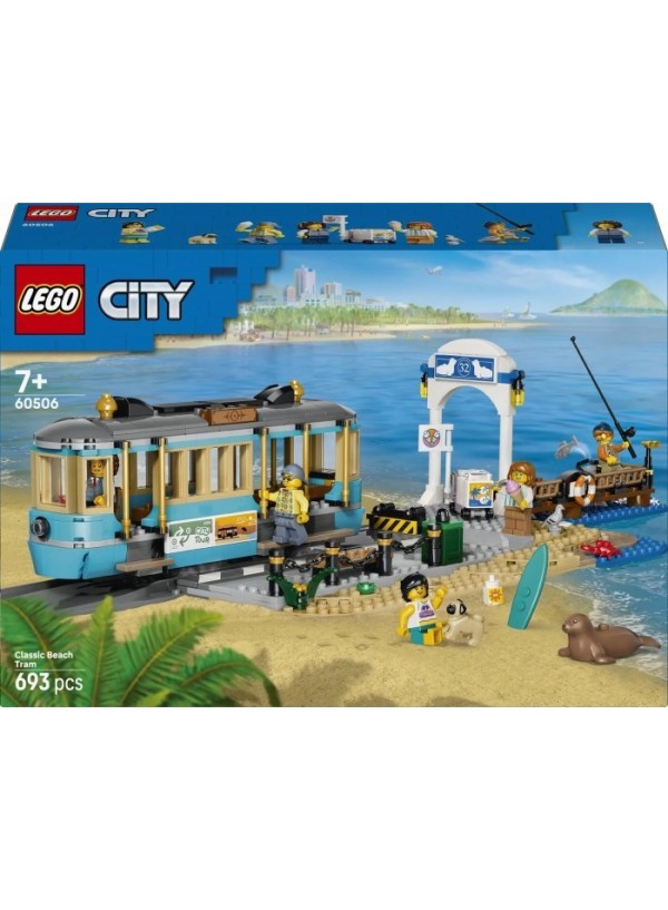 Конструктор LEGO® City Класичний трамвай до пляжу (60506)