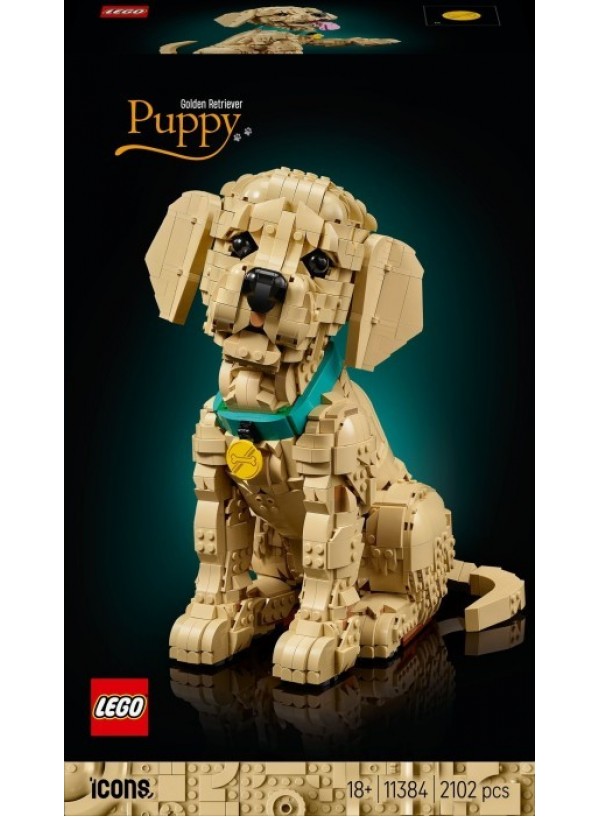 Конструктор LEGO® Icons Цуценя золотистого ретривера (11384)