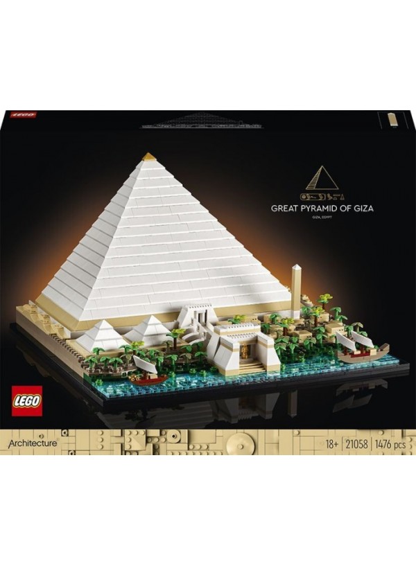 Конструктор LEGO® Architecture Піраміда Хеопса (21058)