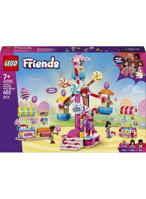 Конструктор LEGO® Friends Колесо огляду з цукерками та капкейками (42700)
